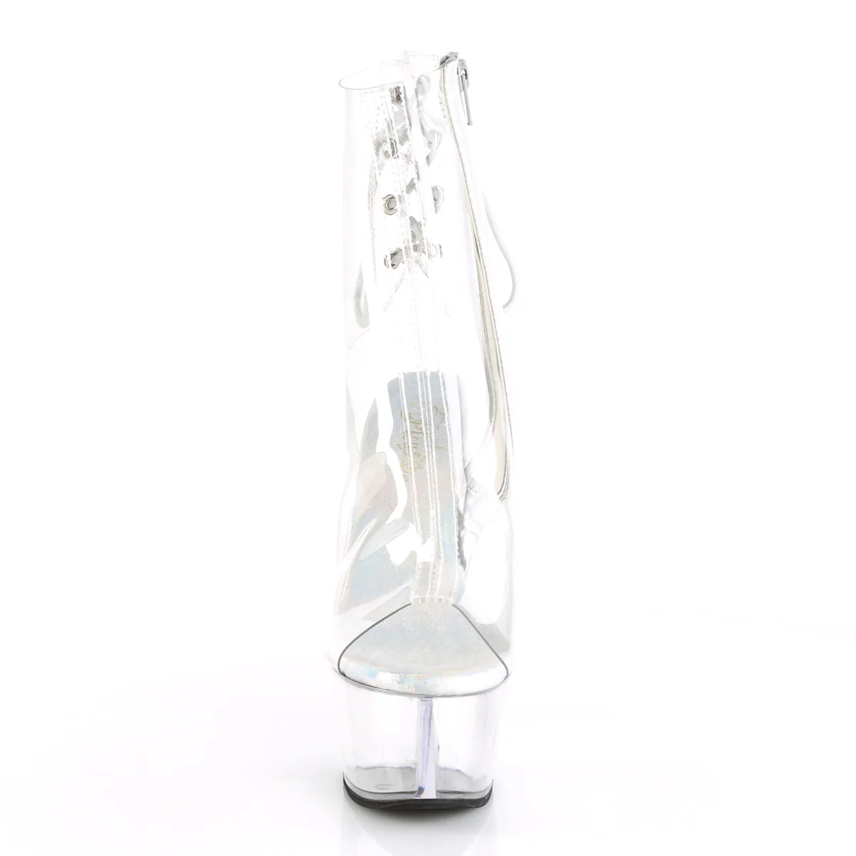 Clear 6 Inch Alluring Ankle Boots - Pleaser ASPIRE-1018C - Image 2
