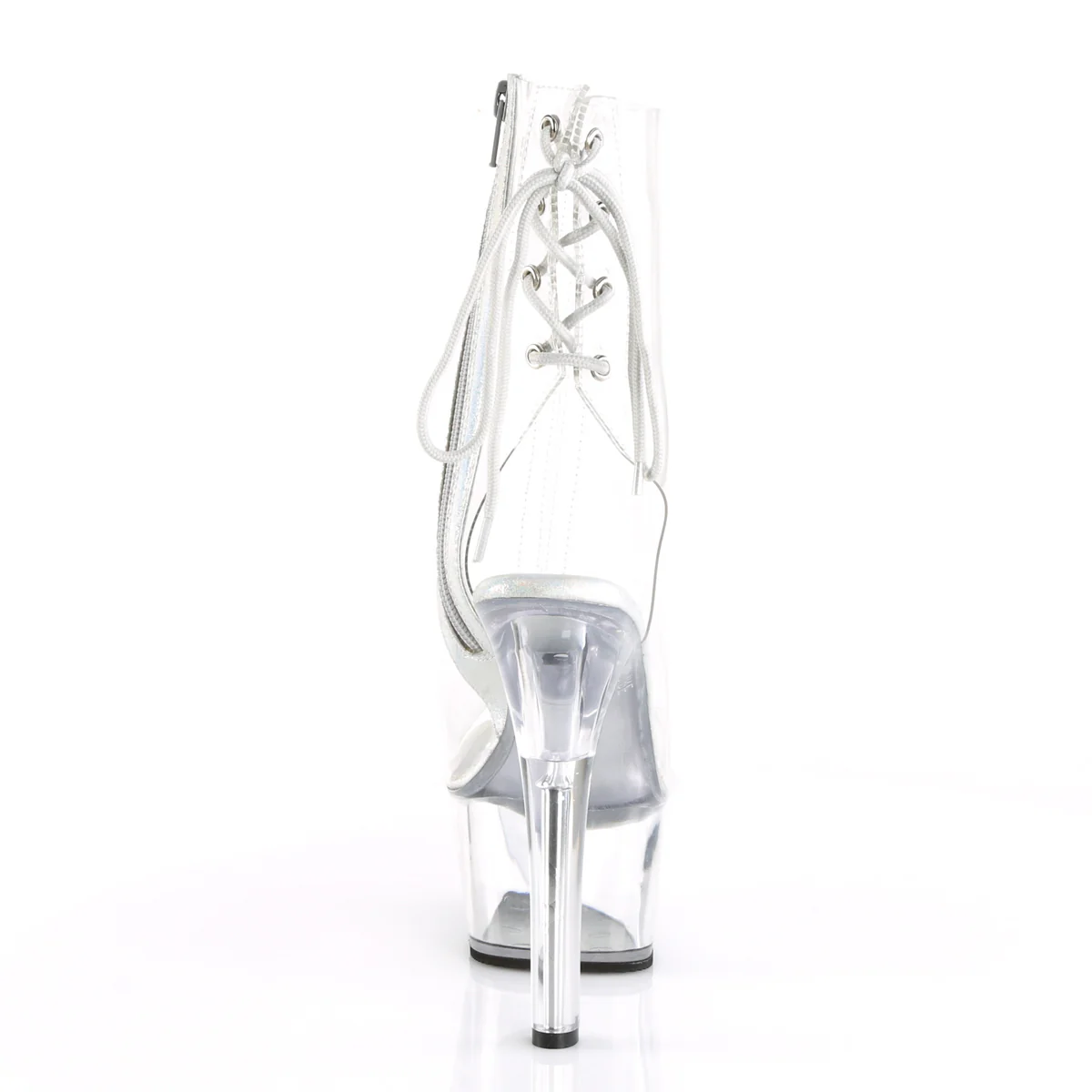 Clear 6 Inch Alluring Ankle Boots - Pleaser ASPIRE-1018C - Image 4