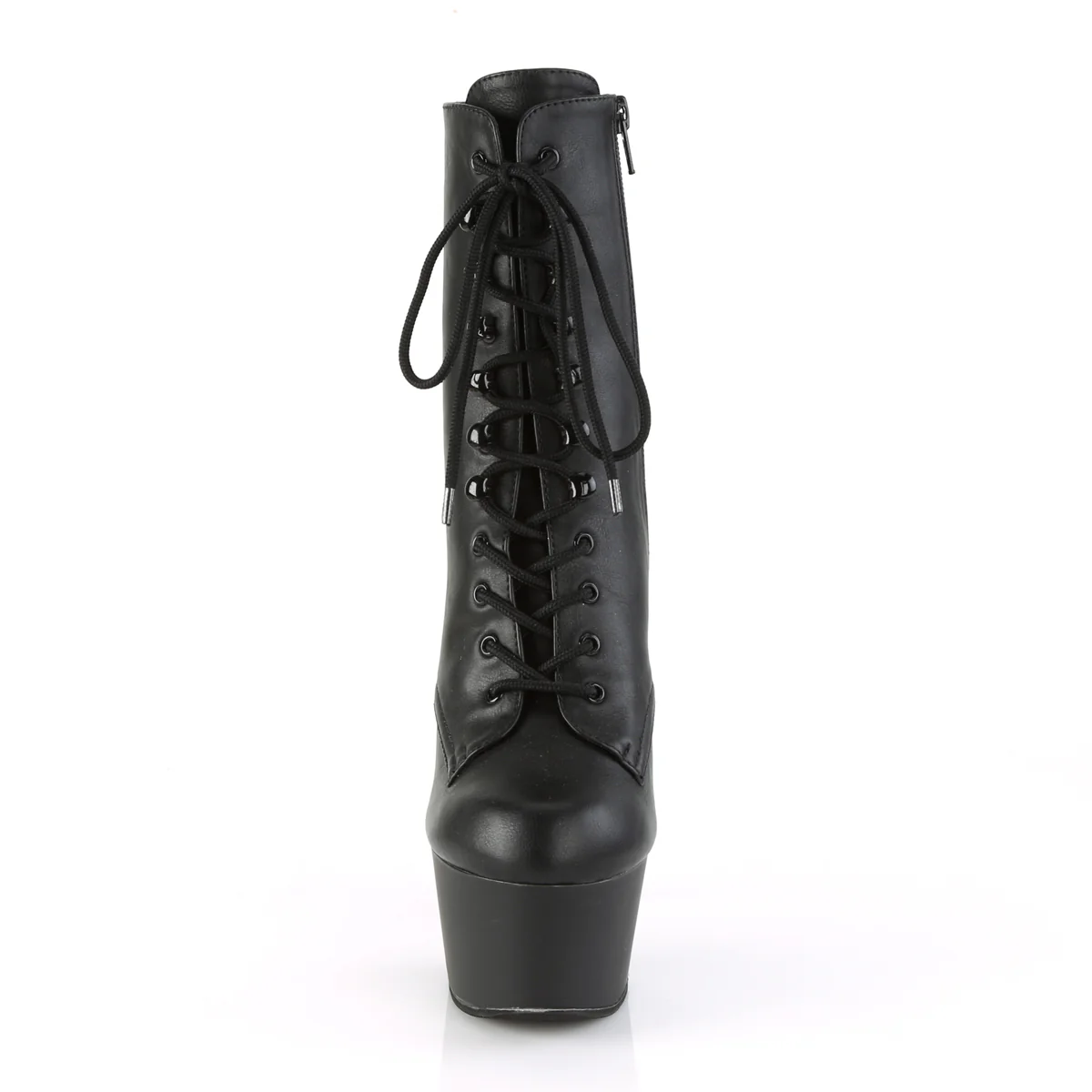 Black 6 Inch Tempting Ankle Boots - Pleaser ASPIRE-1020 - Image 2