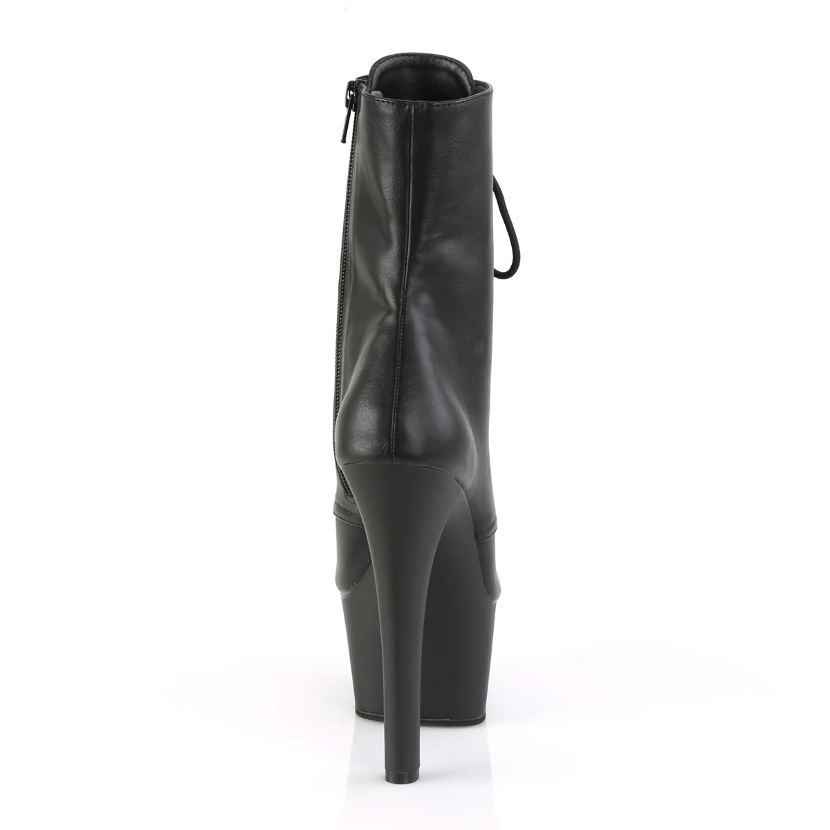 Black 6 Inch Tempting Ankle Boots - Pleaser ASPIRE-1020 - Image 4