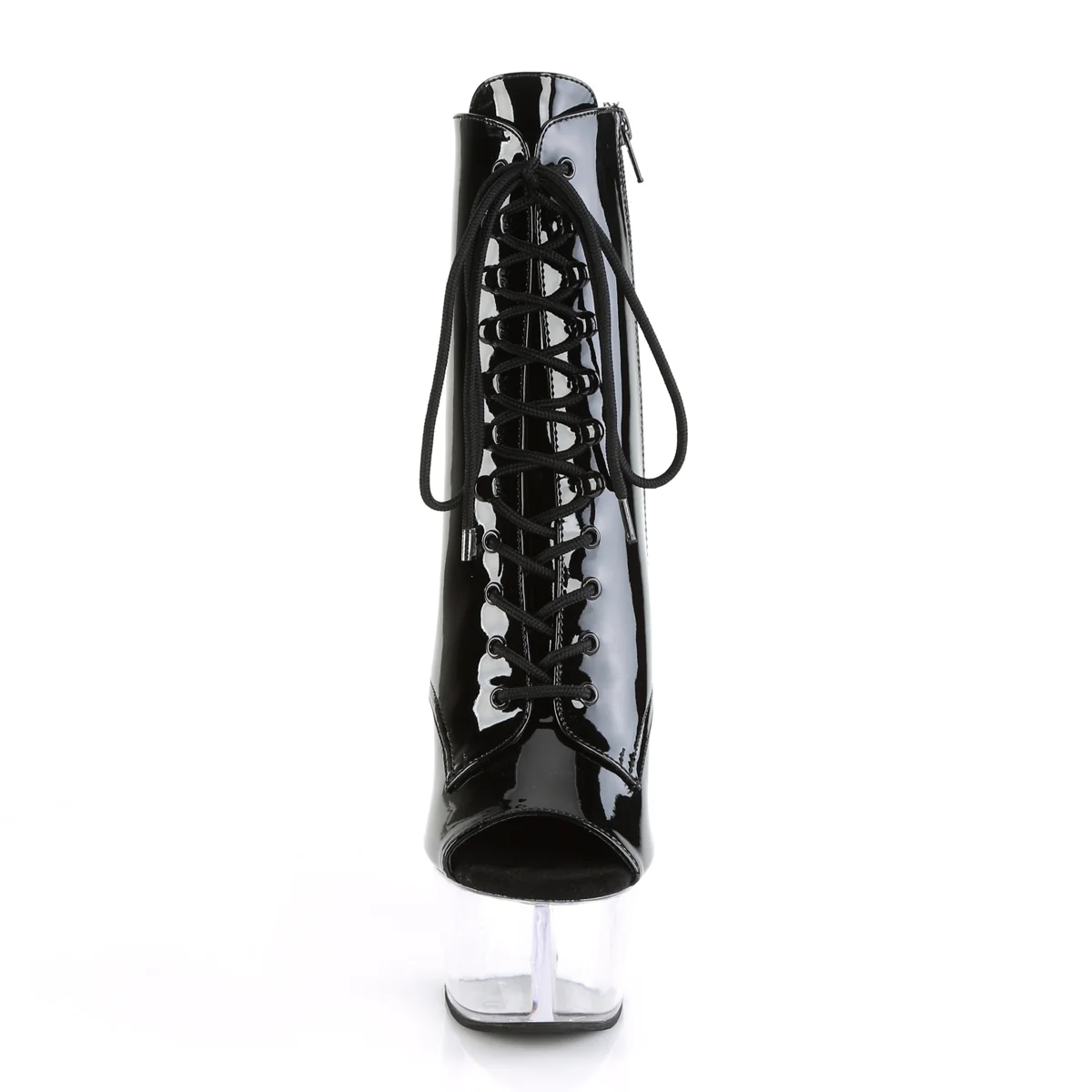 Black 6 Inch Dancing Ankle Boots - Pleaser ASPIRE-1021 - Image 2