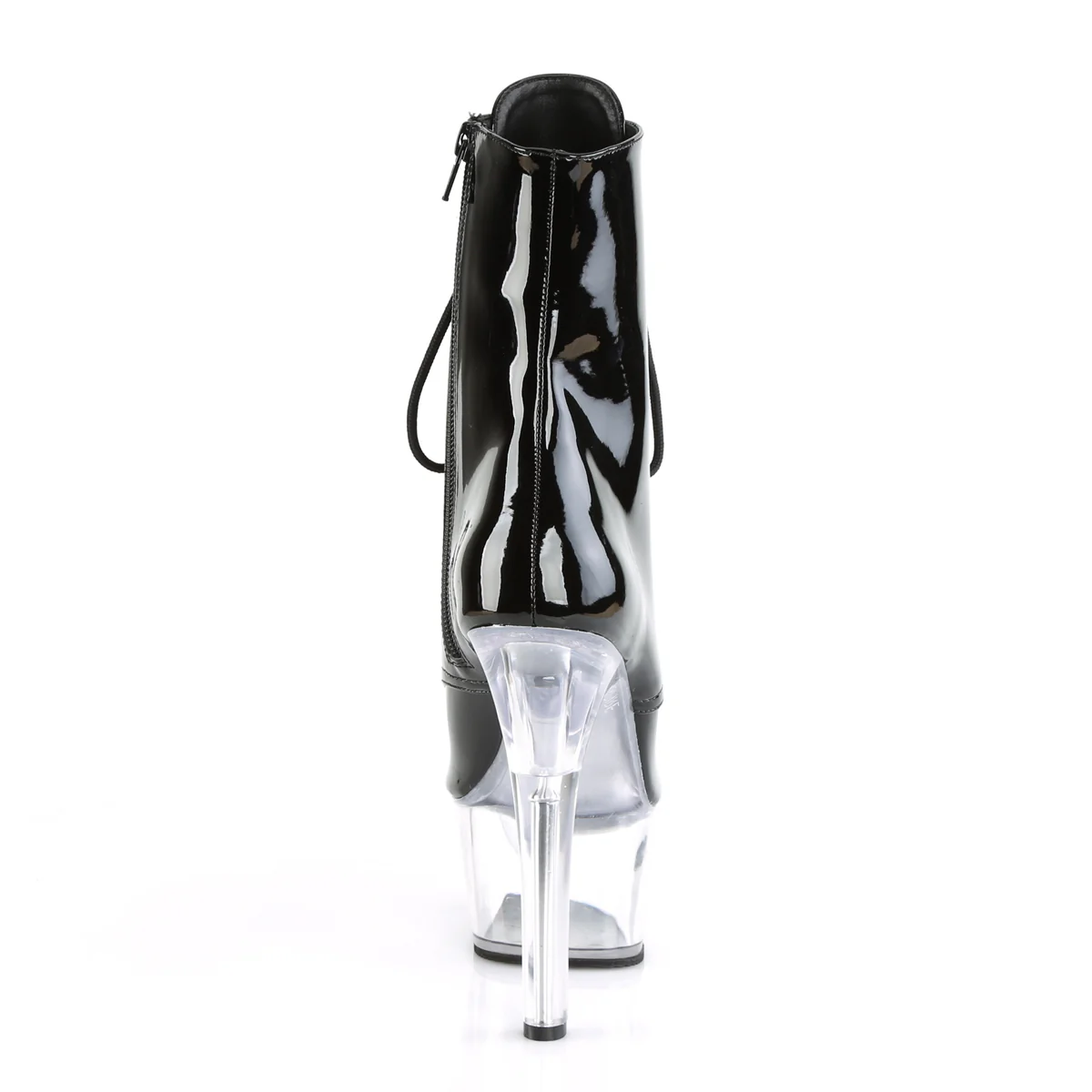 Black 6 Inch Dancing Ankle Boots - Pleaser ASPIRE-1021 - Image 4