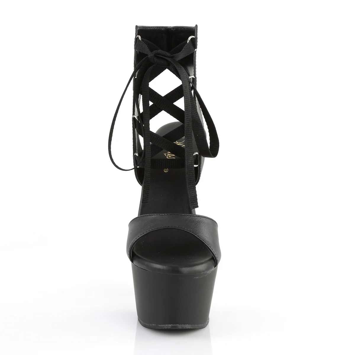 Black 6 Inch Exotic Dance Platform Shoes - Pleaser ASPIRE-600-14 - Image 2