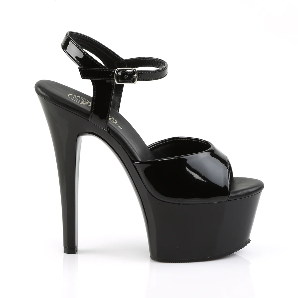 Black 6 Inch Pole Dance High Heels - Pleaser ASPIRE-609 - Image 5