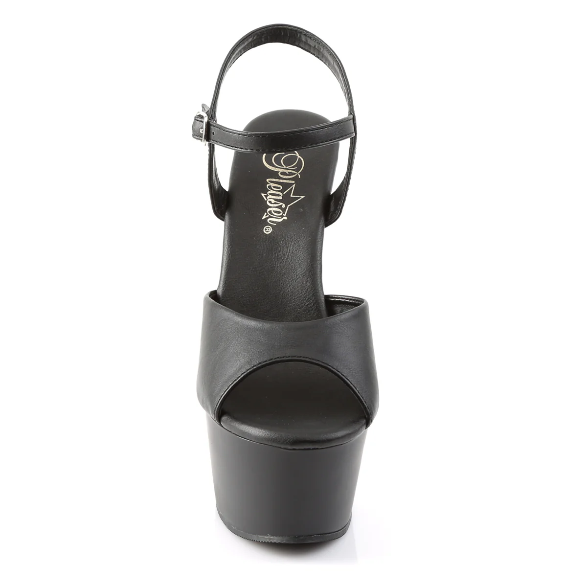 Black 6 Inch Sensual High Heels -  Pleaser ASPIRE-609 - Image 2