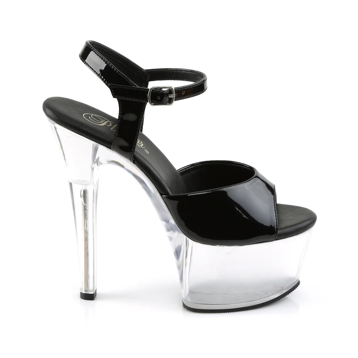 Black 6 Inch Alluring High Heels - Pleaser ASPIRE-609 - Image 5