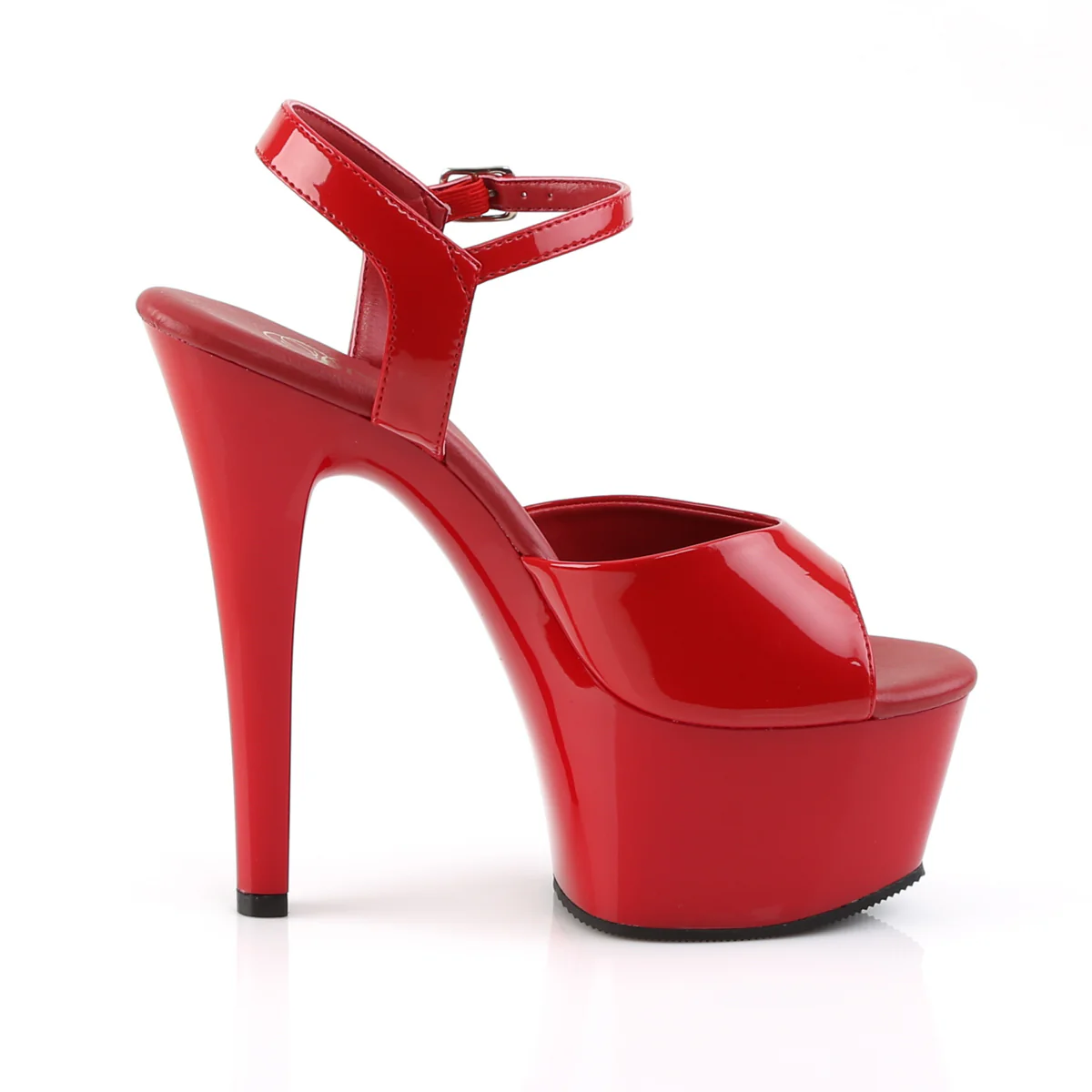 Red 6 Inch Fetish High Heels - Pleaser ASPIRE-609 - Image 5