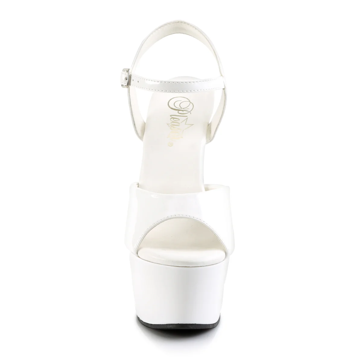 White 6 Inch Teasing High Heels - Pleaser ASPIRE-609 - Image 2