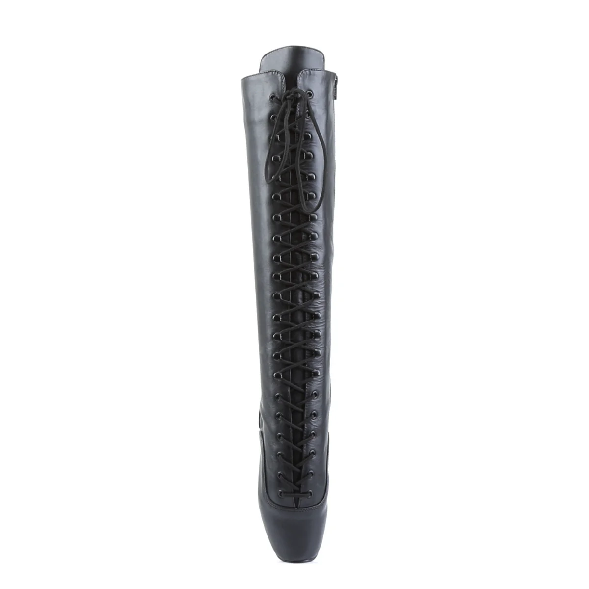 Black Leather 7 Inch Fetish Heels - Devious BALLET-2020 - Image 2