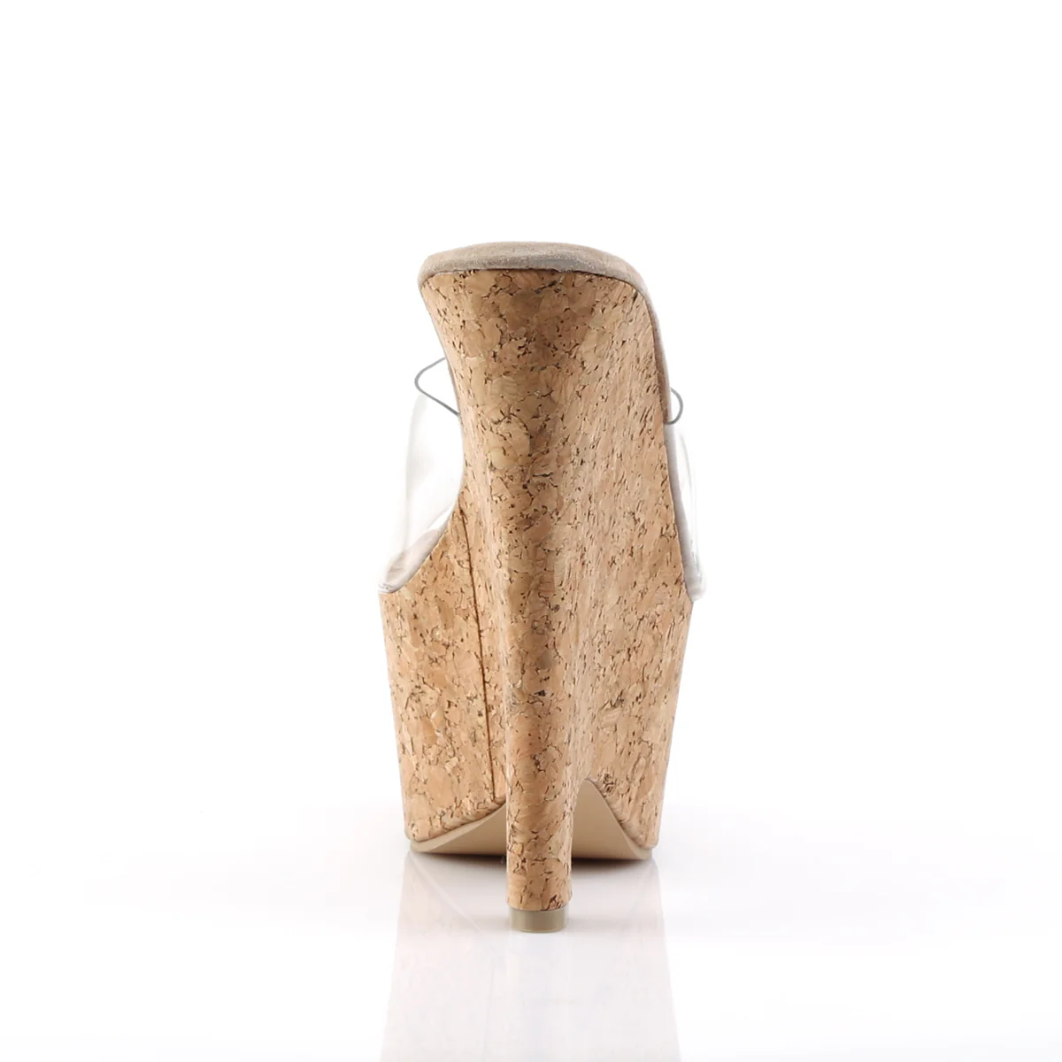Cork 6.5 Inch Wedge Platform Shoes - Pleaser BEAU-601 - Image 4
