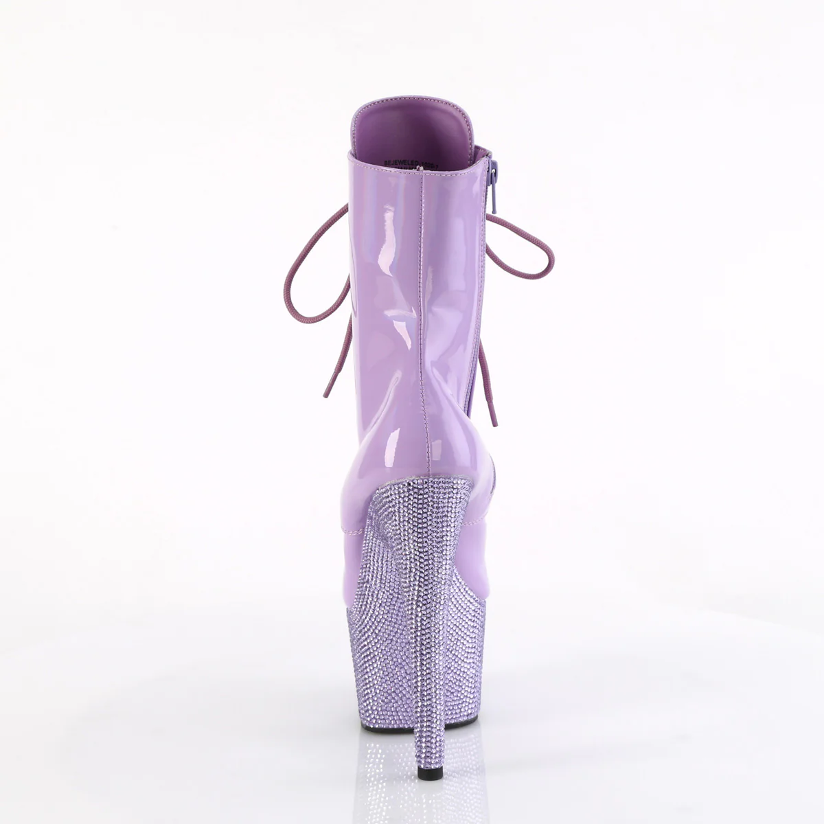 Lavender 7 Inch Glamour Models Ankle Boots - Pleaser BEJEWELED-1020-7 - Image 4