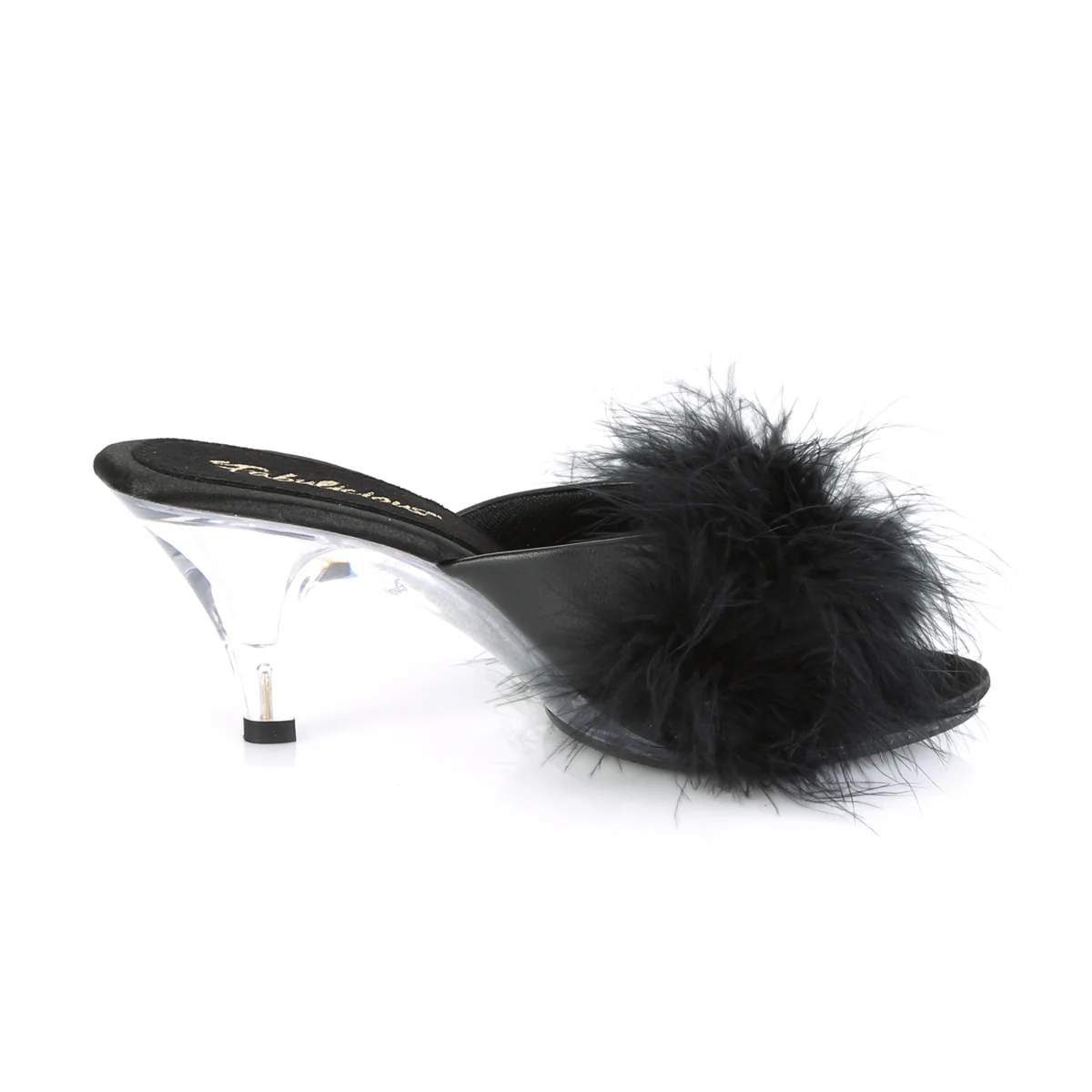 Black 3 Inch Bedroom Shoes -  Fabulicious BELLE-301F - Image 5