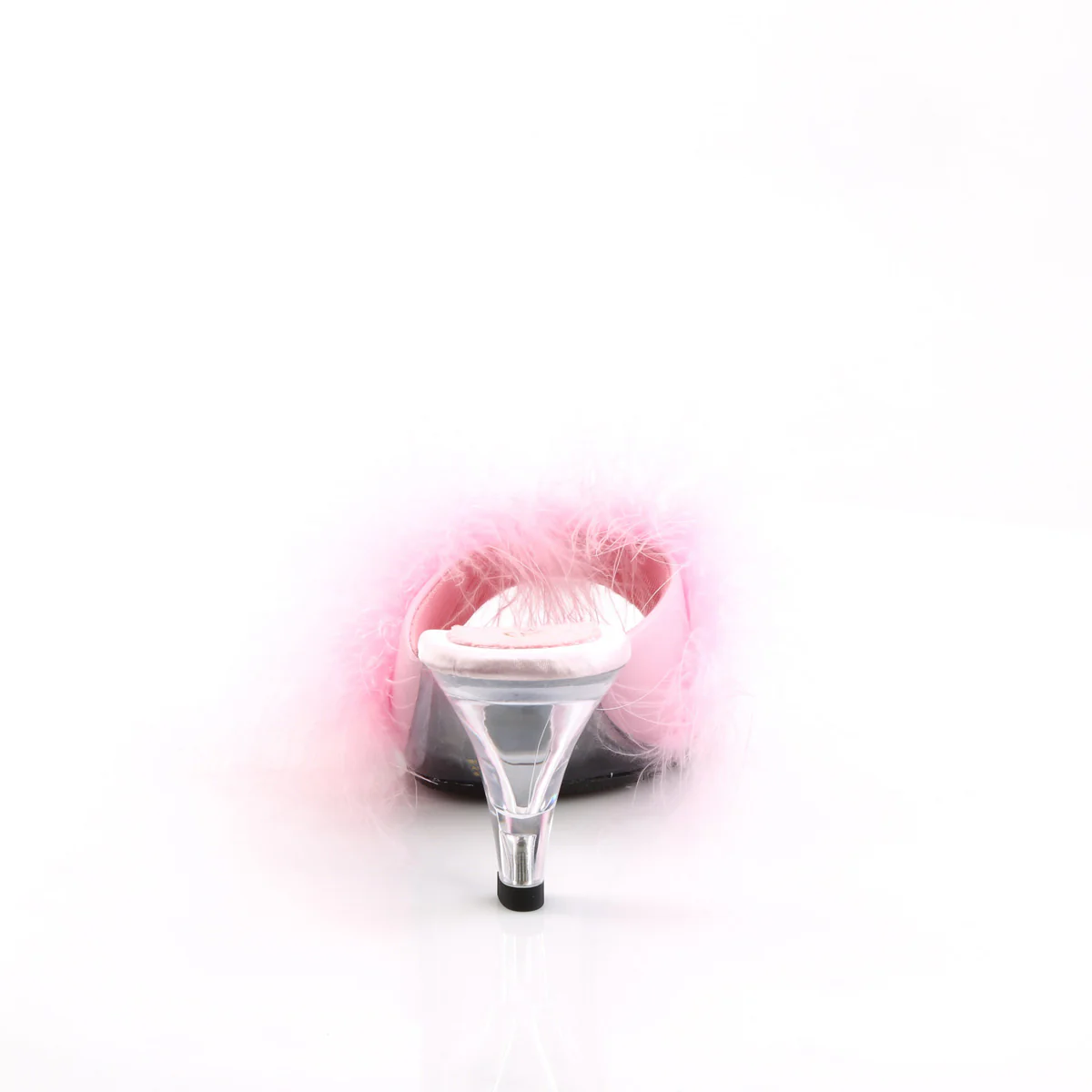 Baby Pink 3 Inch Bedroom Shoes -  Fabulicious BELLE-301F - Image 4