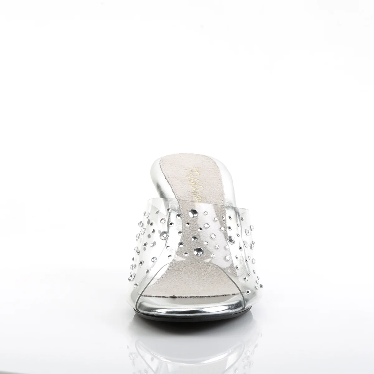 Clear 3 Inch Posing Shoes - Fabulicious BELLE-301RS - Image 2