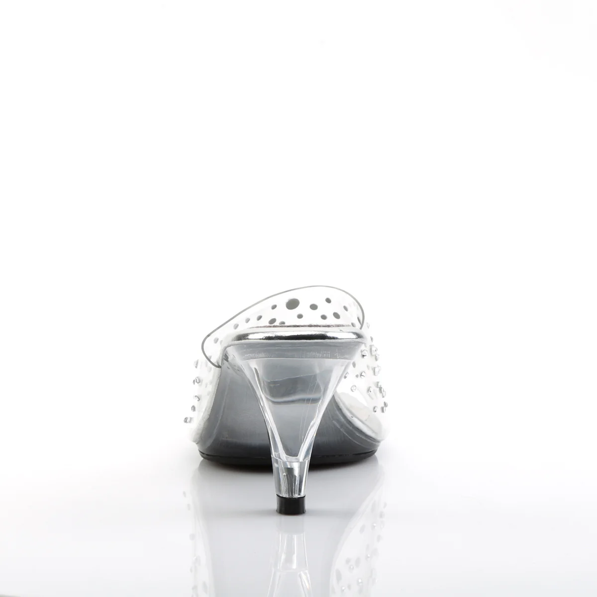 Clear 3 Inch Posing Shoes - Fabulicious BELLE-301RS - Image 4