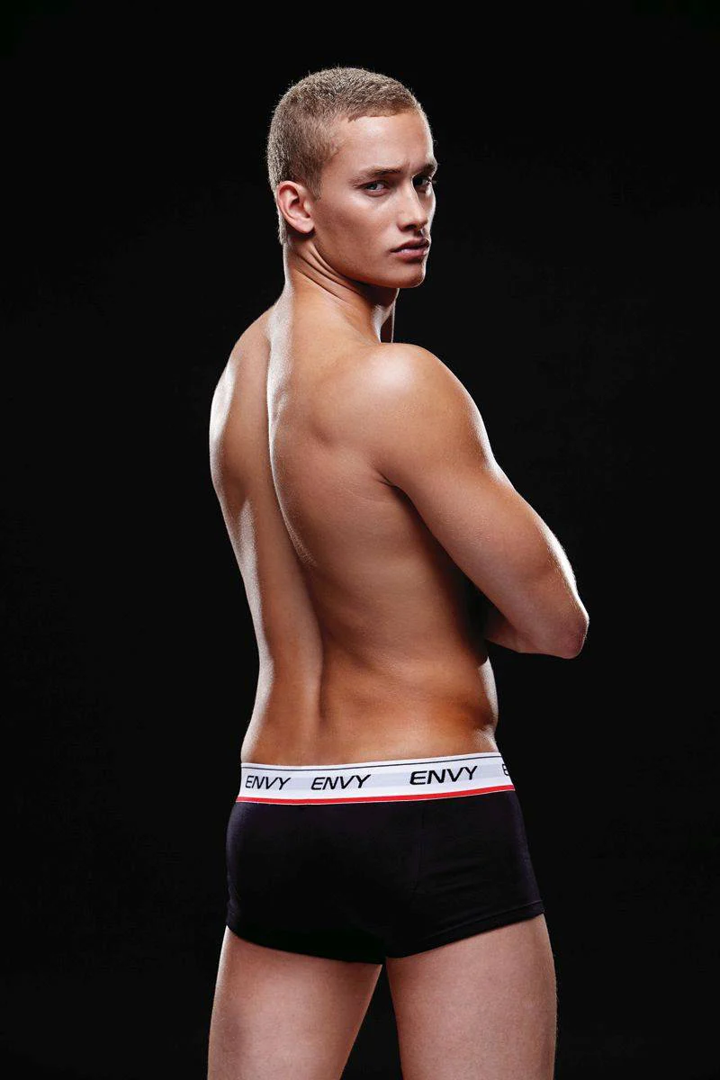 BEV006 Envy Menswear Logo Elastic, Low-Rise Brief - Image 2