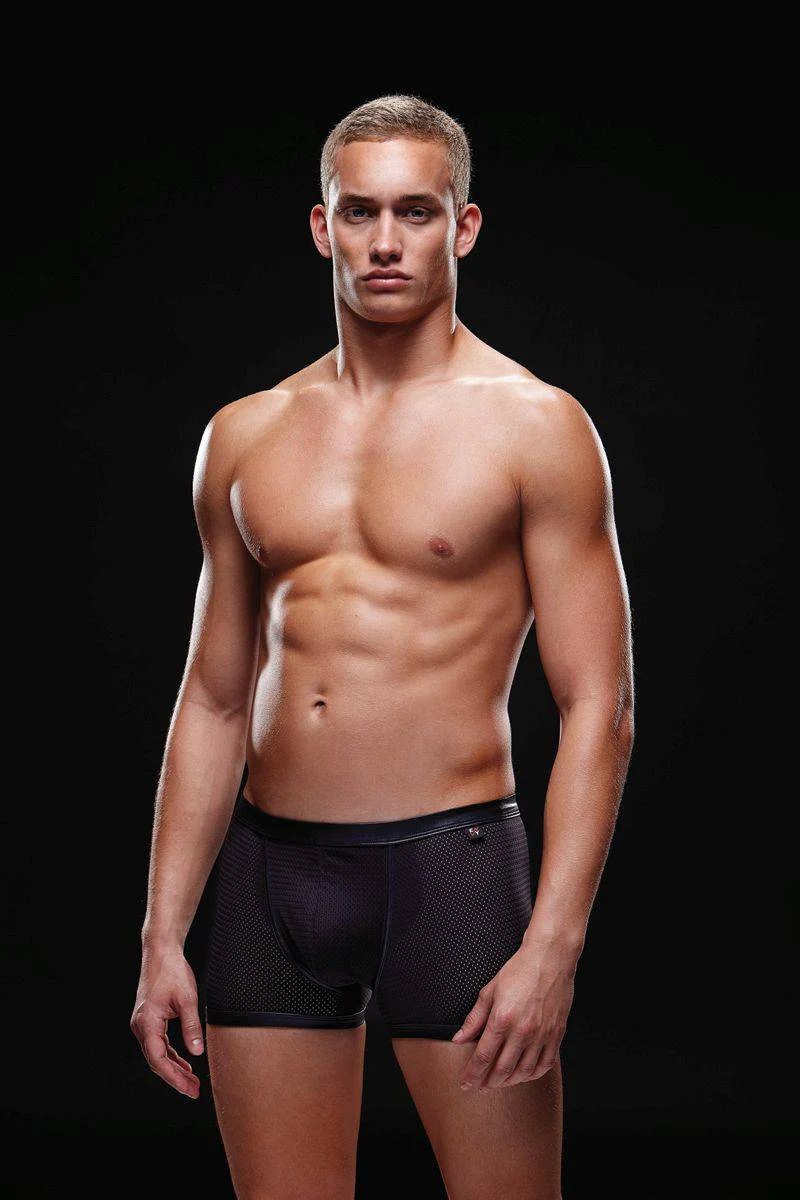BEV019 Envy Menswear Wetlook Athletic Trunk