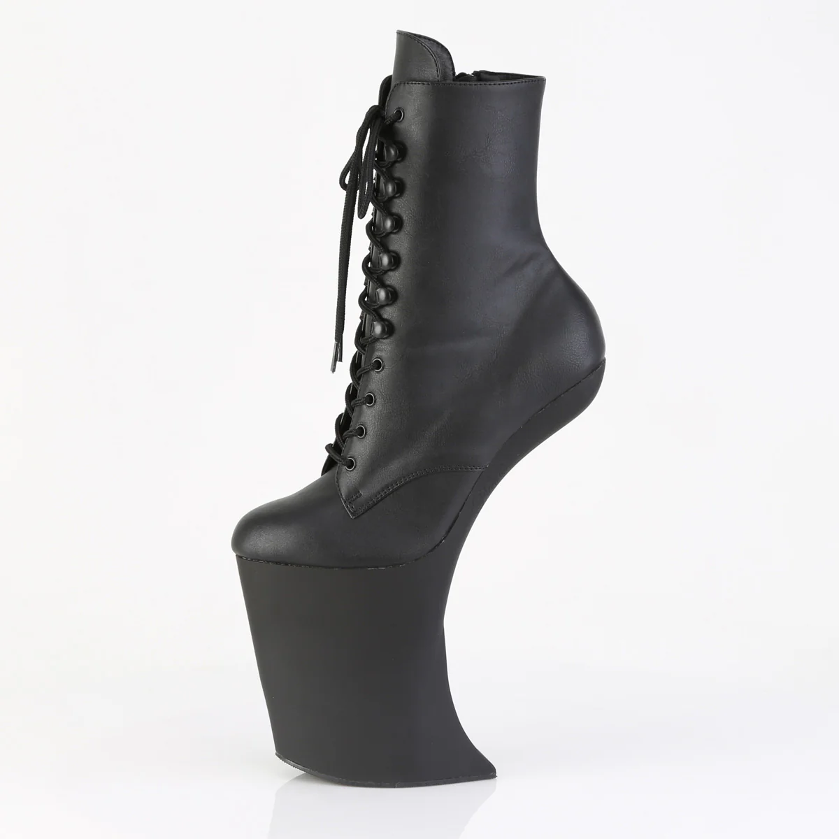 Black 9 Inch Pole Dance Ankle Boots - Pleaser BEWITCHED-1020 - Image 3