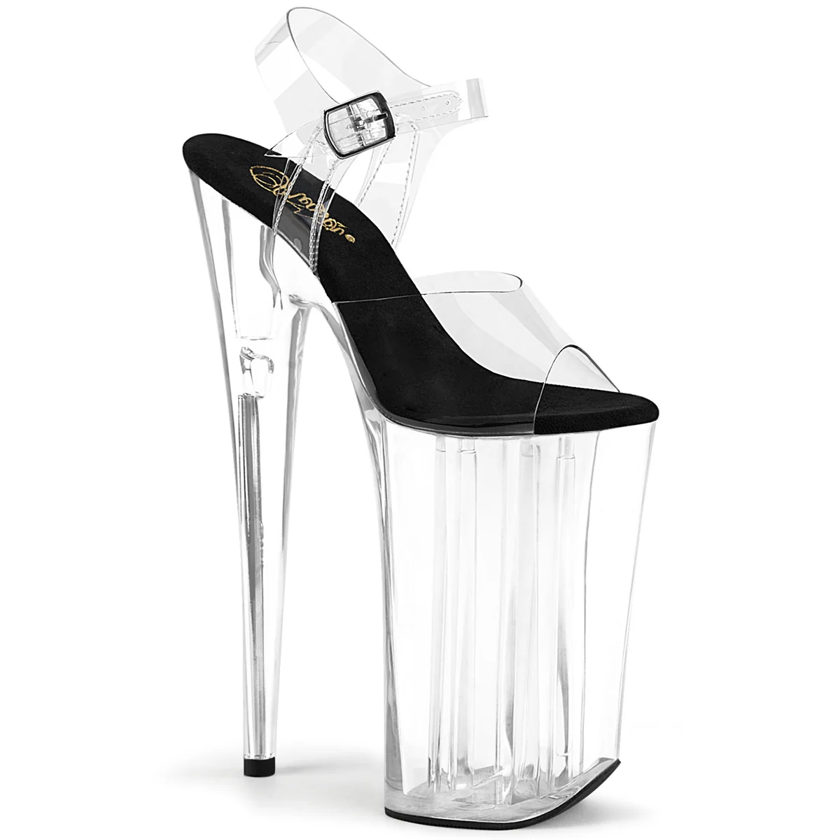 Clear 10 Inch Extreme High Heels Platform Shoes -  Pleaser BEYOND-008 - Image 6