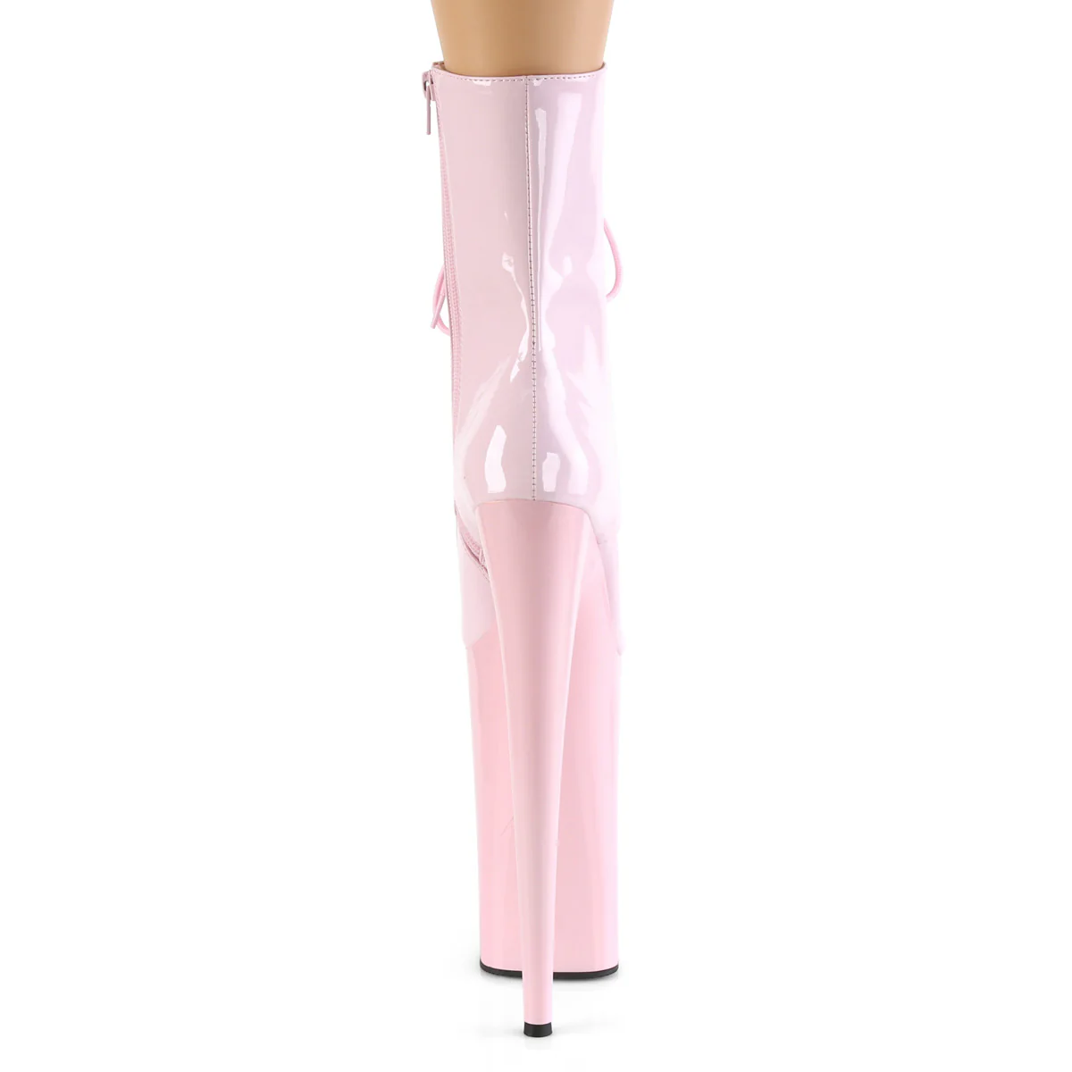 Baby Pink 10 Inch Extreme High Ankle Boots - Pleaser BEYOND-1020 - Image 4