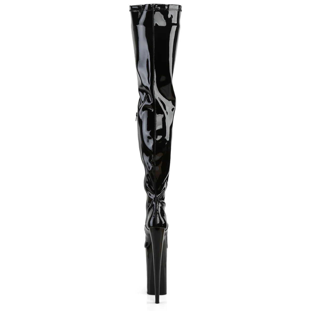 Black 10 Inch Sky High Crotch Boots - Pleaser BEYOND-4000 - Image 4