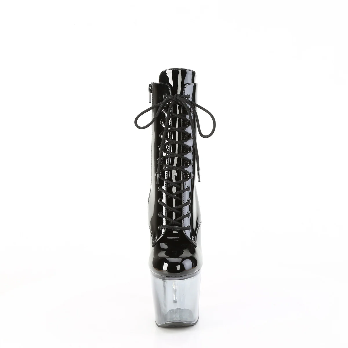 Black 7 Inch Sexy Heels Ankle Boots - Pleaser BLISS-1020BC - Image 2