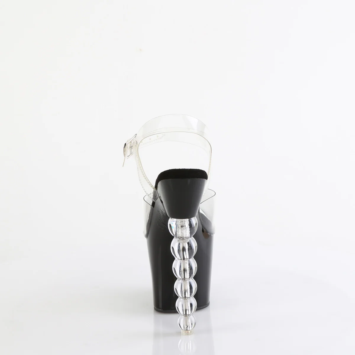 Clear Black 7 Inch Exotic Dancer Platform Shoes - Pleaser BLISS-708 - Image 4