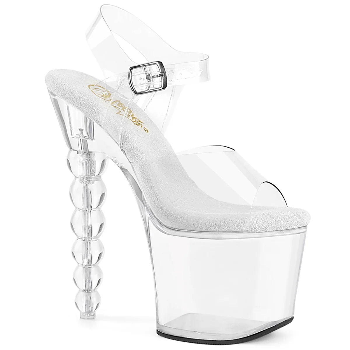 Clear 7 Inch High Fashiom Platform Shoes - Pleaser BLISS-708