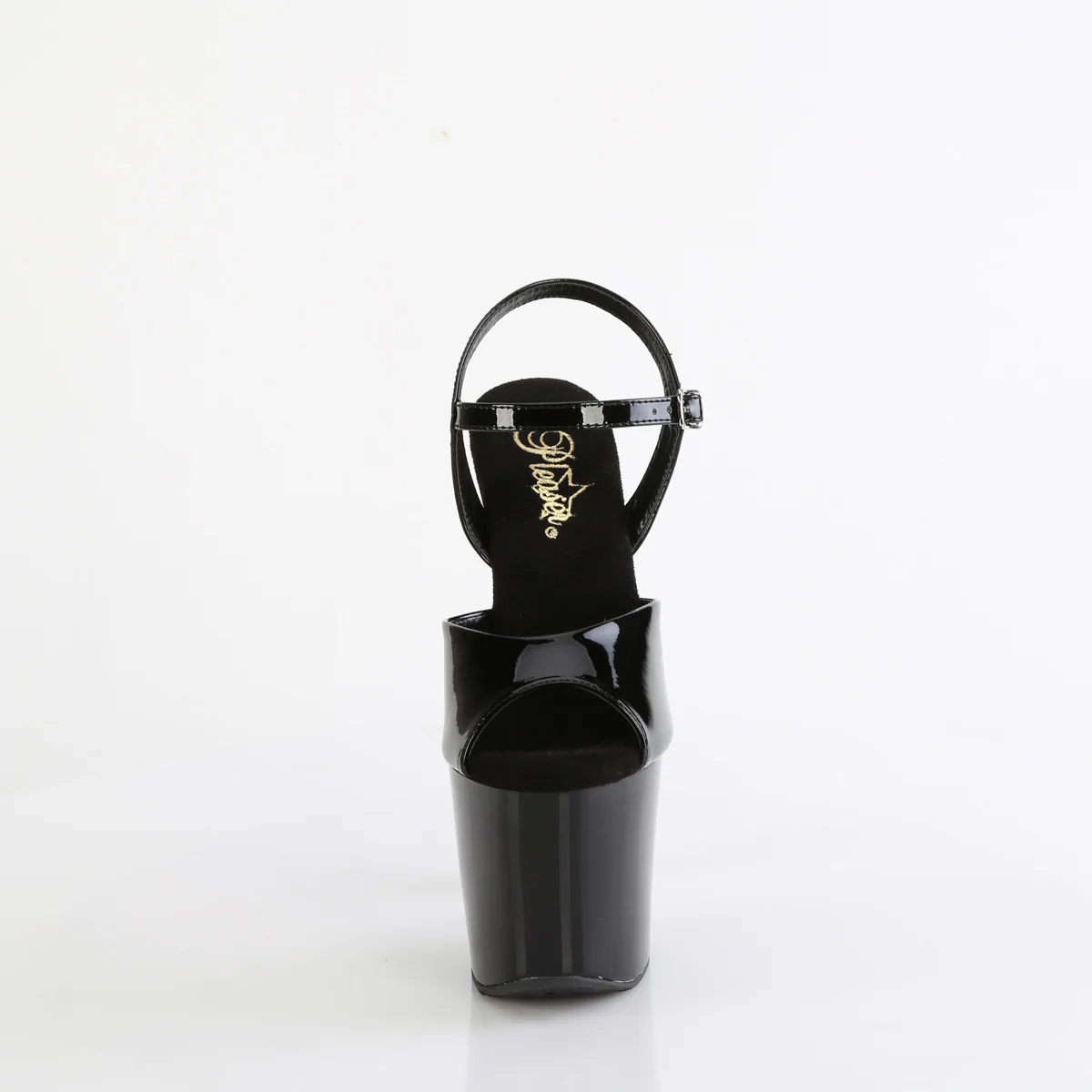 Black 7 Inch Pole Dance Platform Shoes -  Pleaser BLISS-709 - Image 2