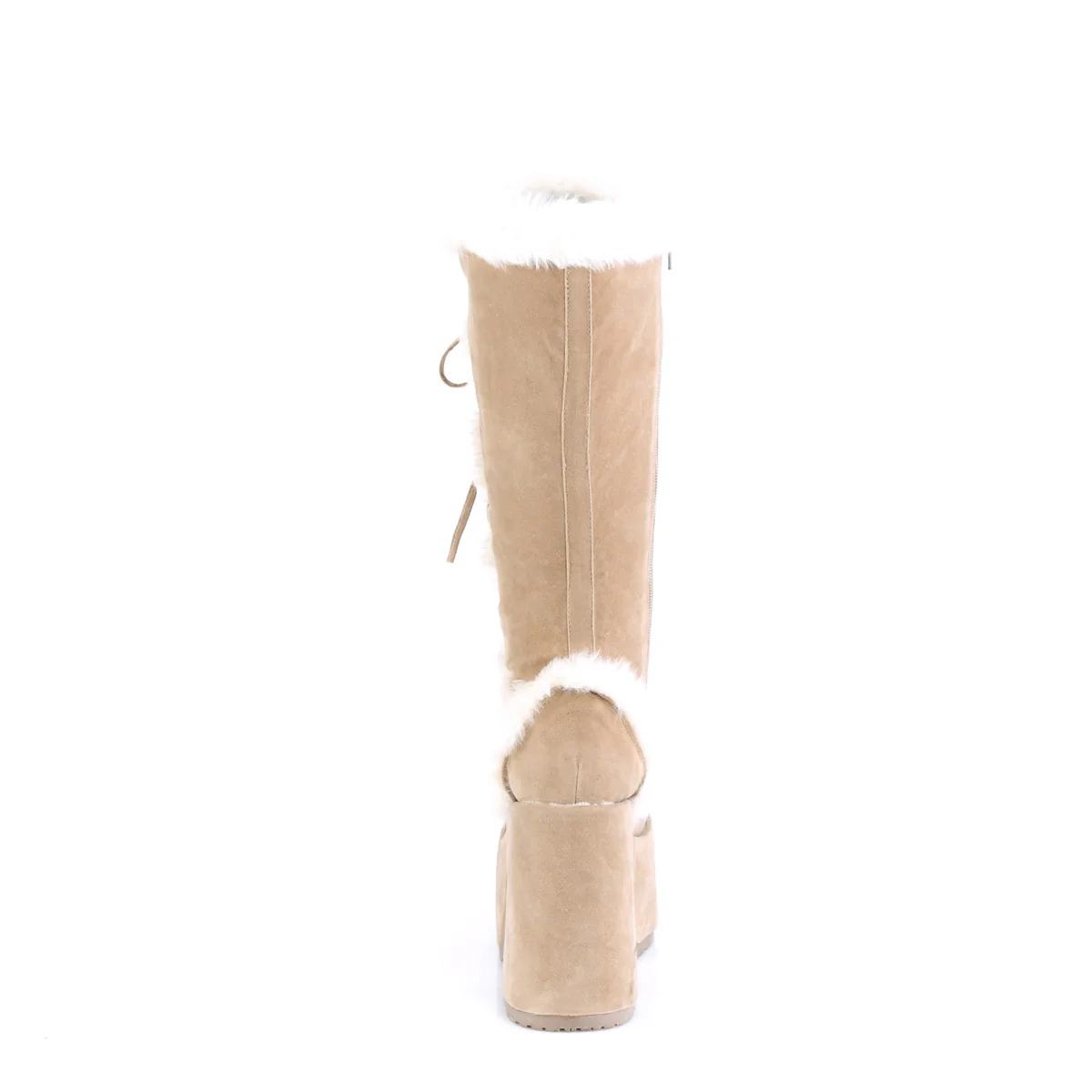Camel 5 Inch Alternative Knee High Boots - Demonia Cult CAMEL-311 - Image 4