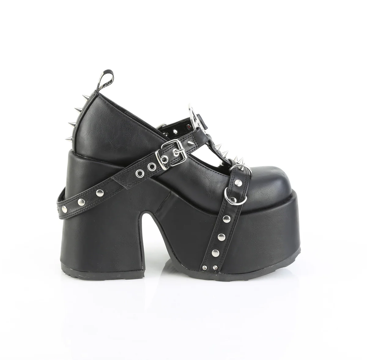 Black 5 Inch Alternative Footwear - Demonia Cult CAMEL-33 - Image 5