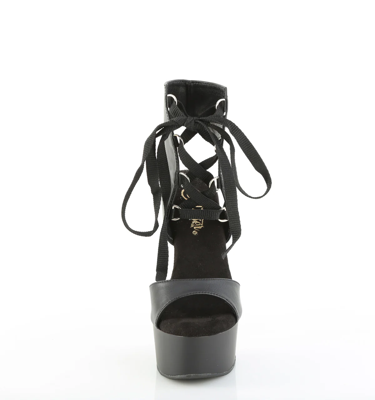 Black 6 Inch Exotic Dance Platform Shoes -  Pleaser CAPTIVA-600-14 - Image 2