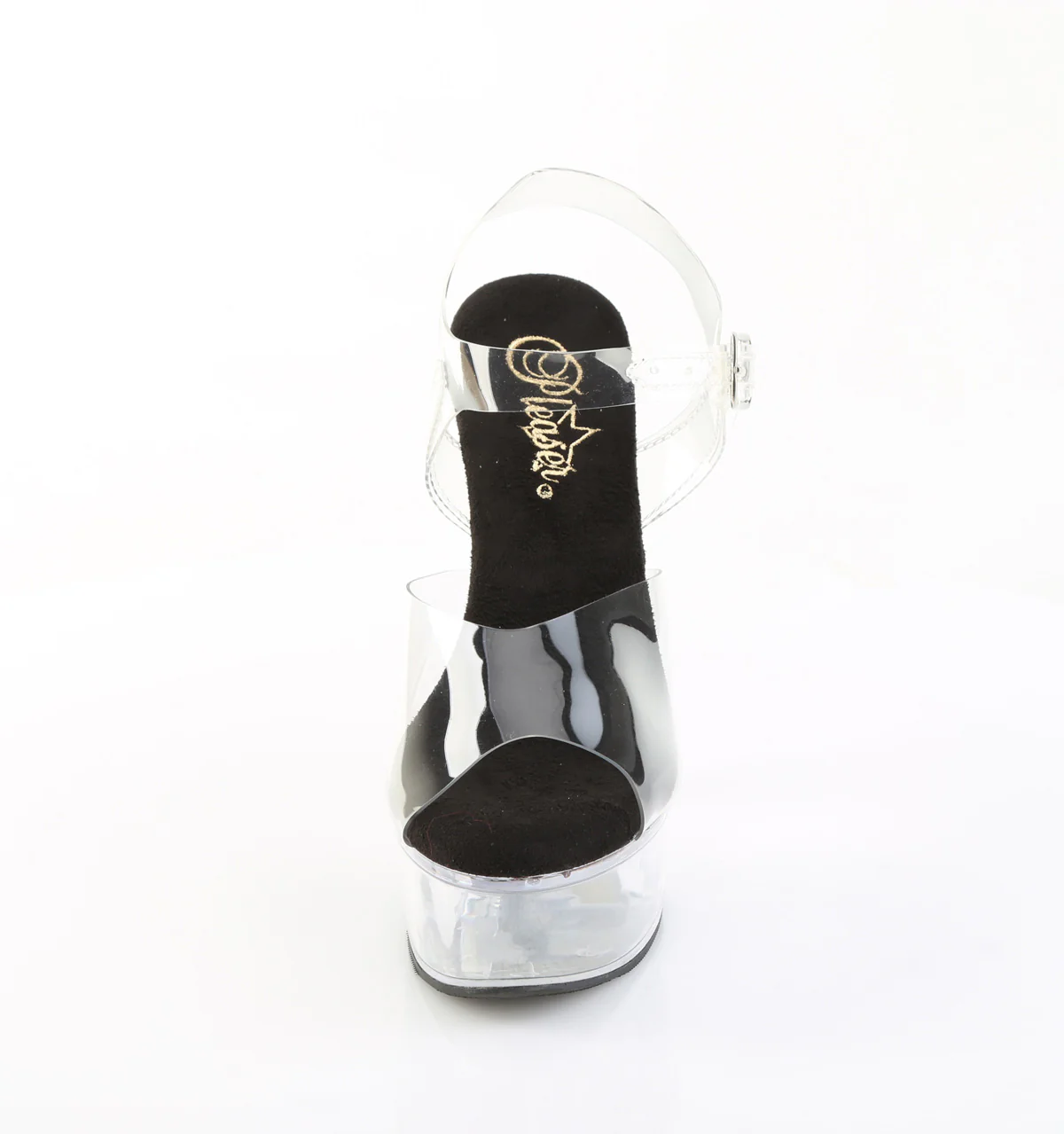 Clear 6 Inch Stage Heel Platform Shoes - Pleaser CAPTIVA-608 - Image 2