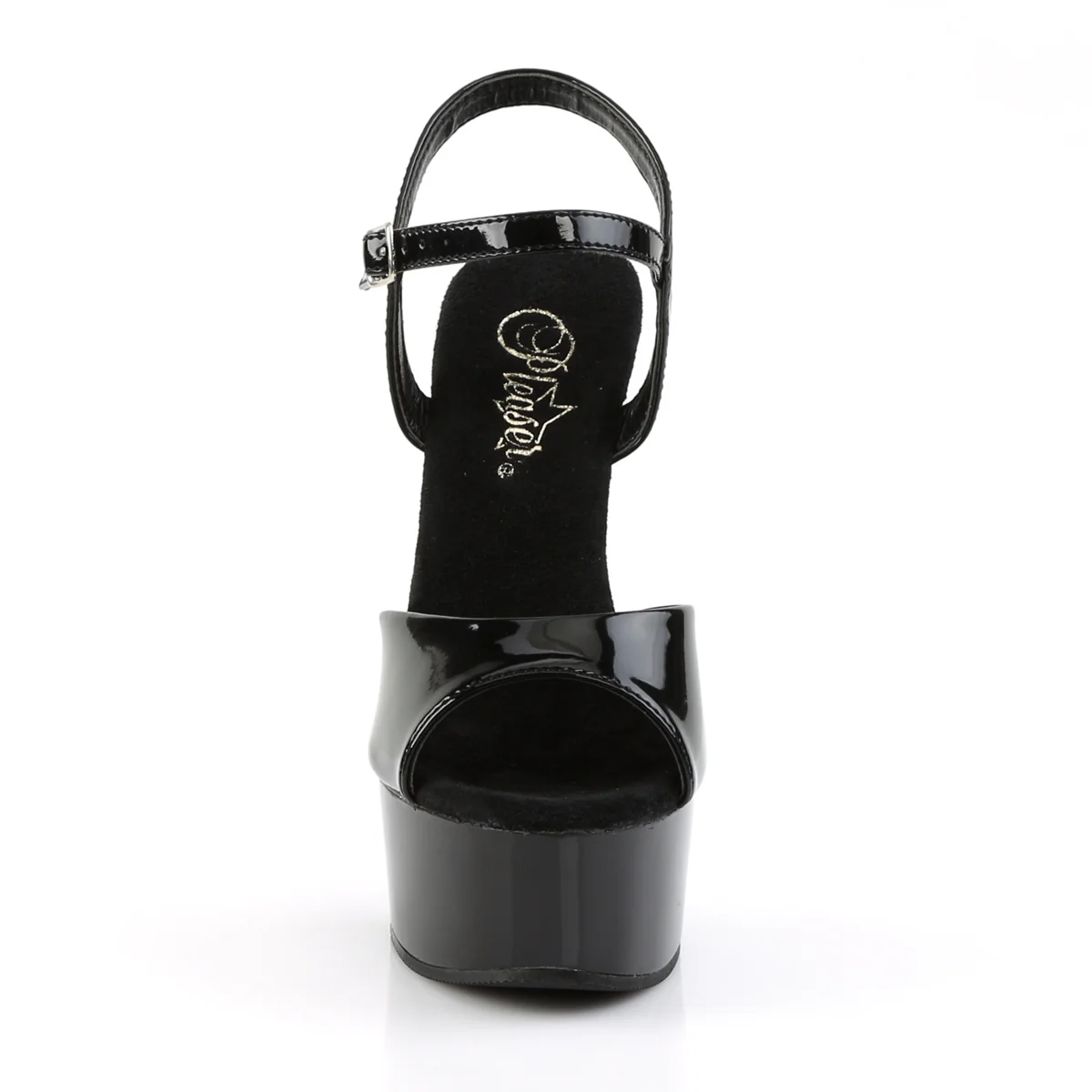 Black 6 Inch Strippers Platform Shoes -  Pleaser CAPTIVA-609 - Image 2