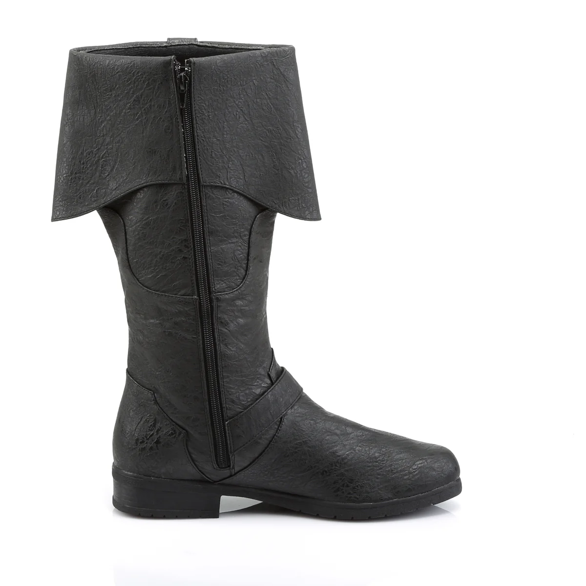 CARRIBEAN-299 Funtasma Blk Distressed Pu Shoes - Image 5