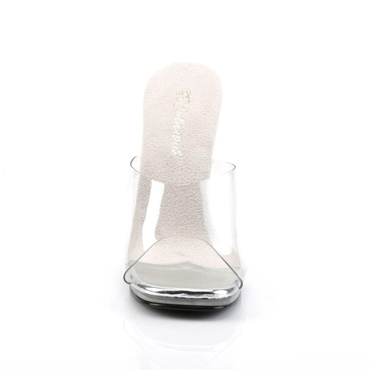 Clear 4.5 Inch Posing Shoes - Fabulicious CHIC-01 - Image 2