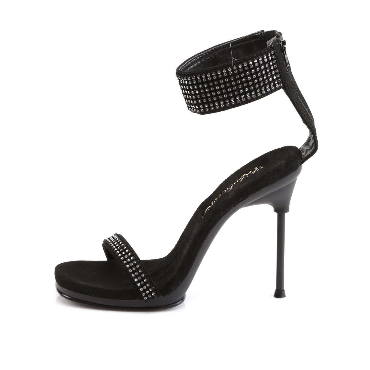 Black 4.5 Inch Elegant Shoes -  Fabulicious CHIC-40 - Image 3