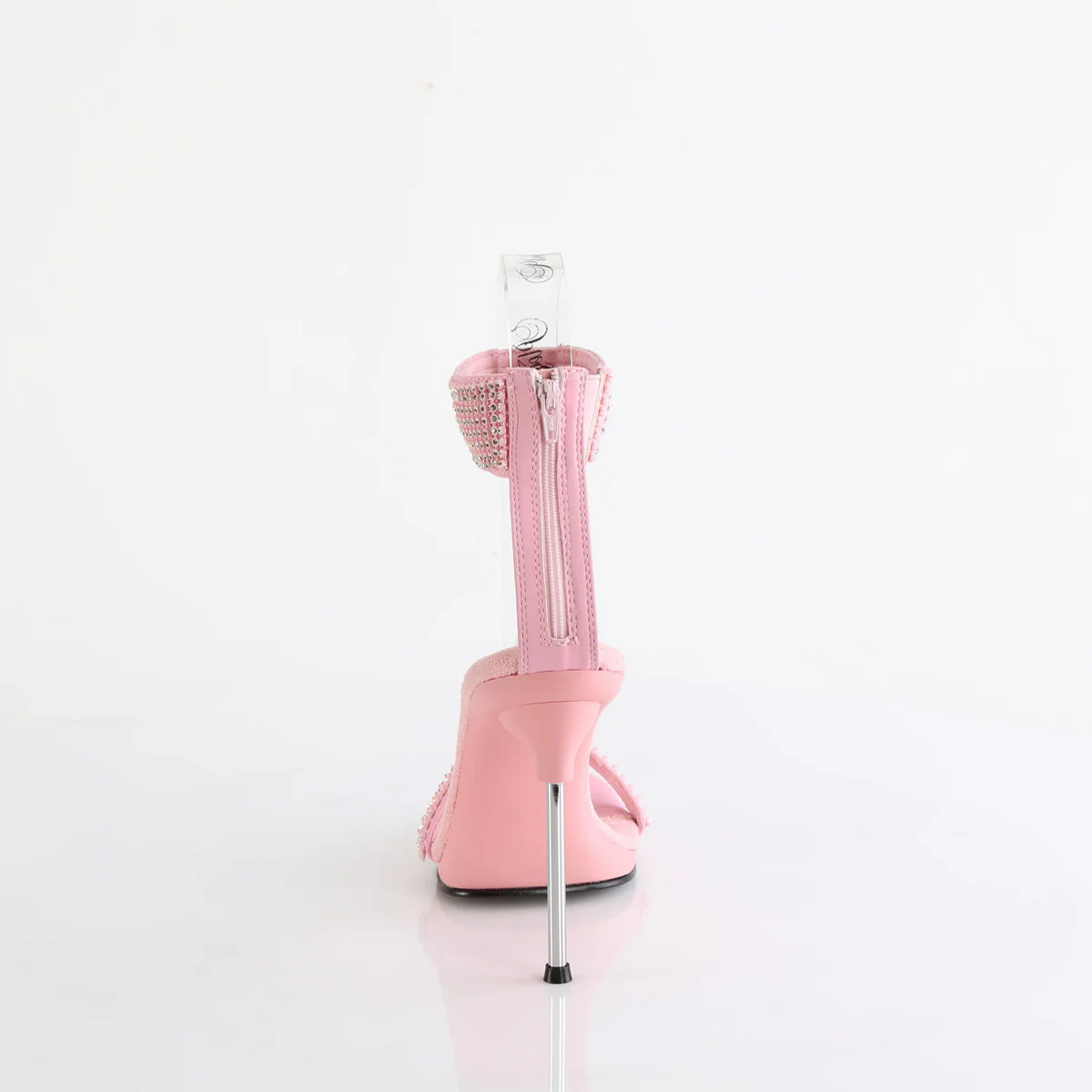 Baby Pink 4.5 Inch Elegant Shoes -  Fabulicious CHIC-40 - Image 4