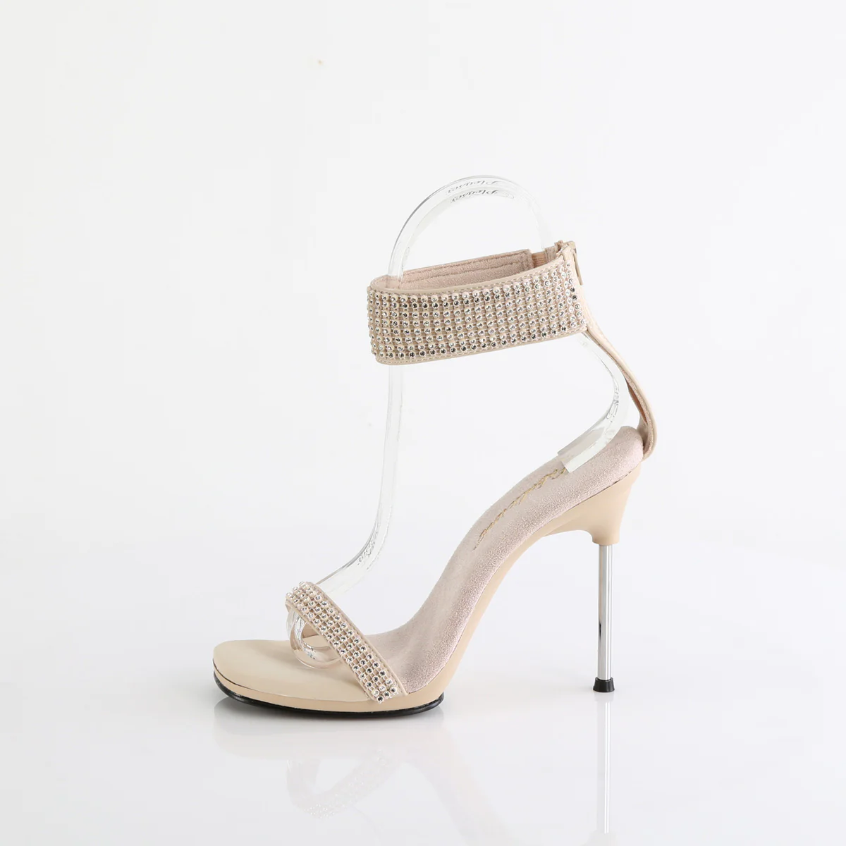 Tan 4.5 Inch Elegant Shoes - Fabulicious CHIC-40 - Image 3