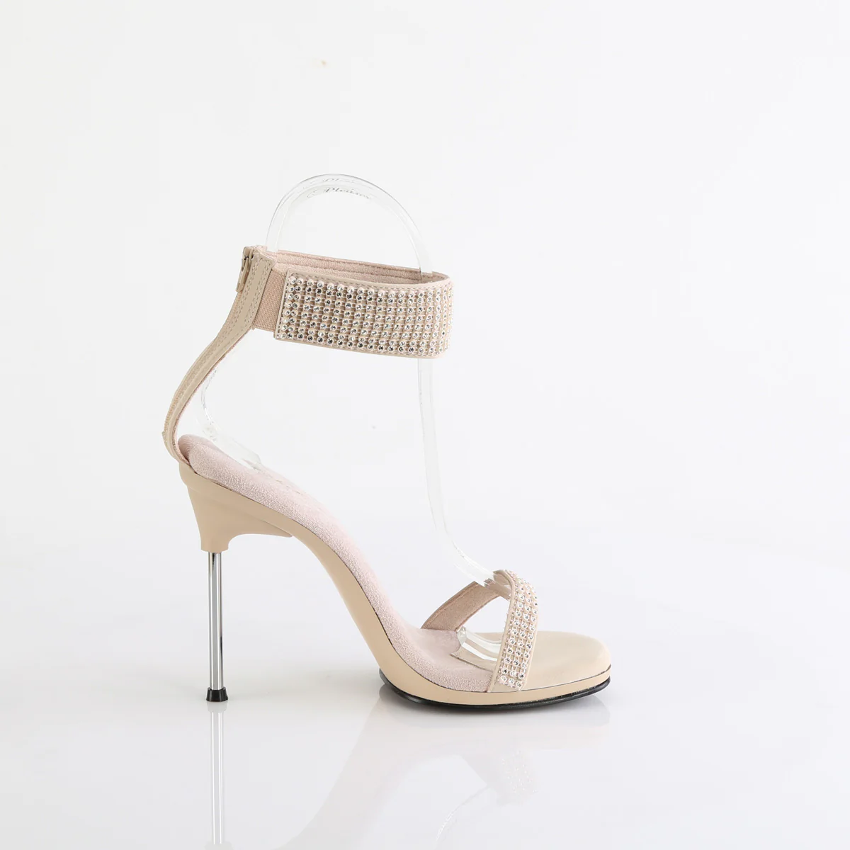 Tan 4.5 Inch Elegant Shoes - Fabulicious CHIC-40 - Image 5