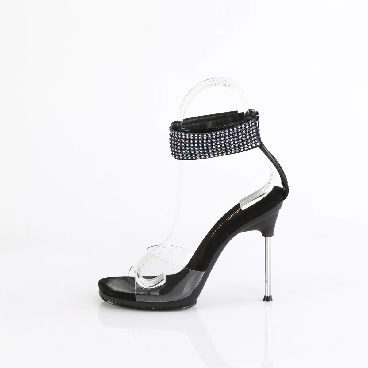 Black 4.5 Inch Elegant Shoes - Fabulicious CHIC-42 - Image 3