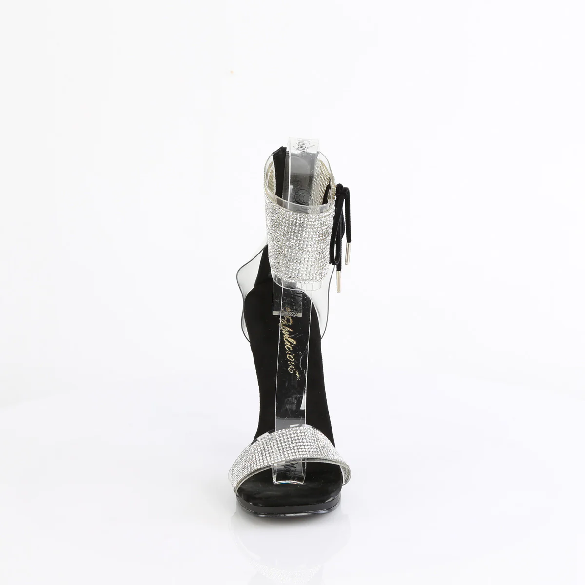 Black 4.5 Inch Elegant Shoes -  Fabulicious CHIC-47 - Image 2