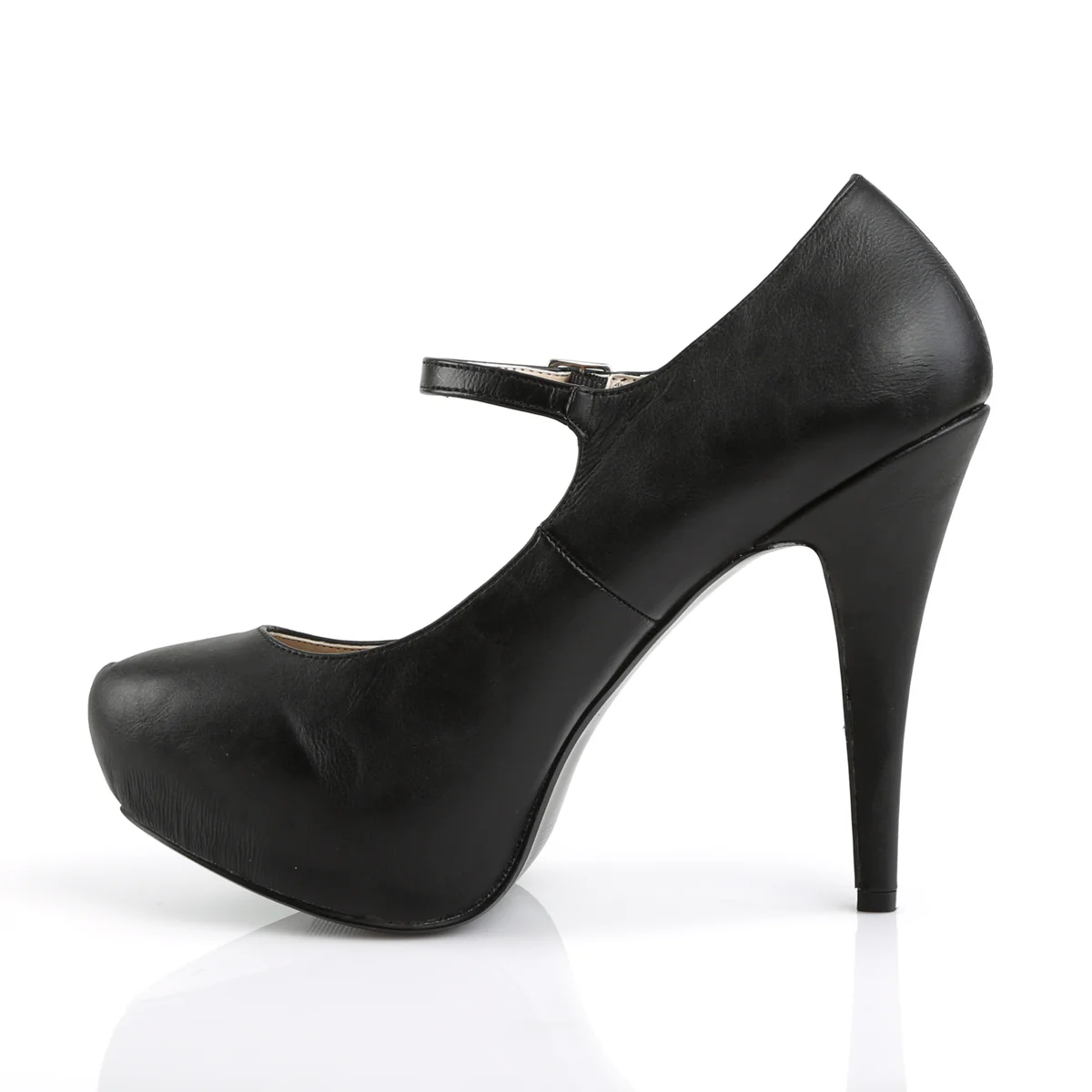 Black 5.3 Inch Erotic Platform Shoes - Pleaser Pink Label CHLOE-02 - Image 3