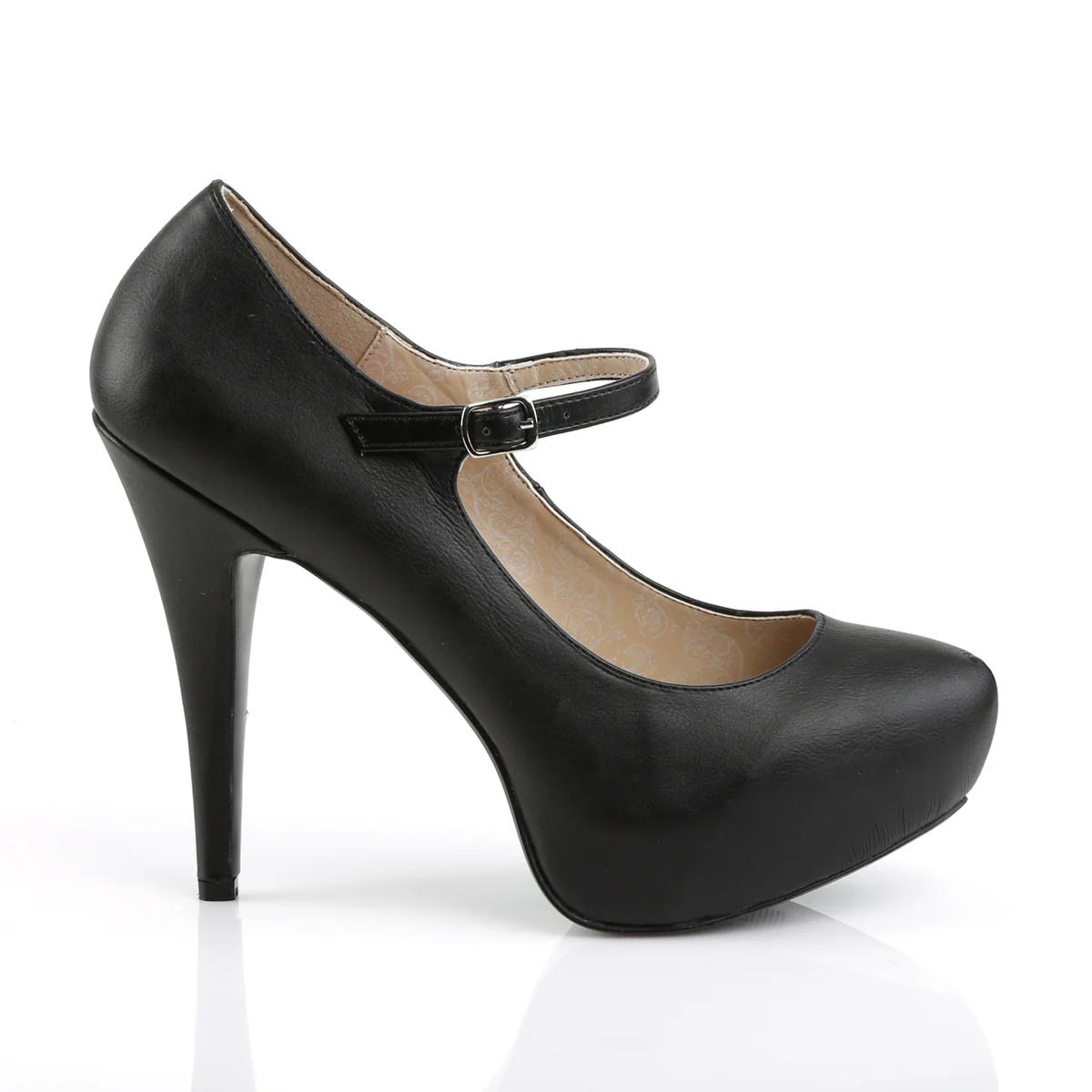 Black 5.3 Inch Erotic Platform Shoes - Pleaser Pink Label CHLOE-02 - Image 5