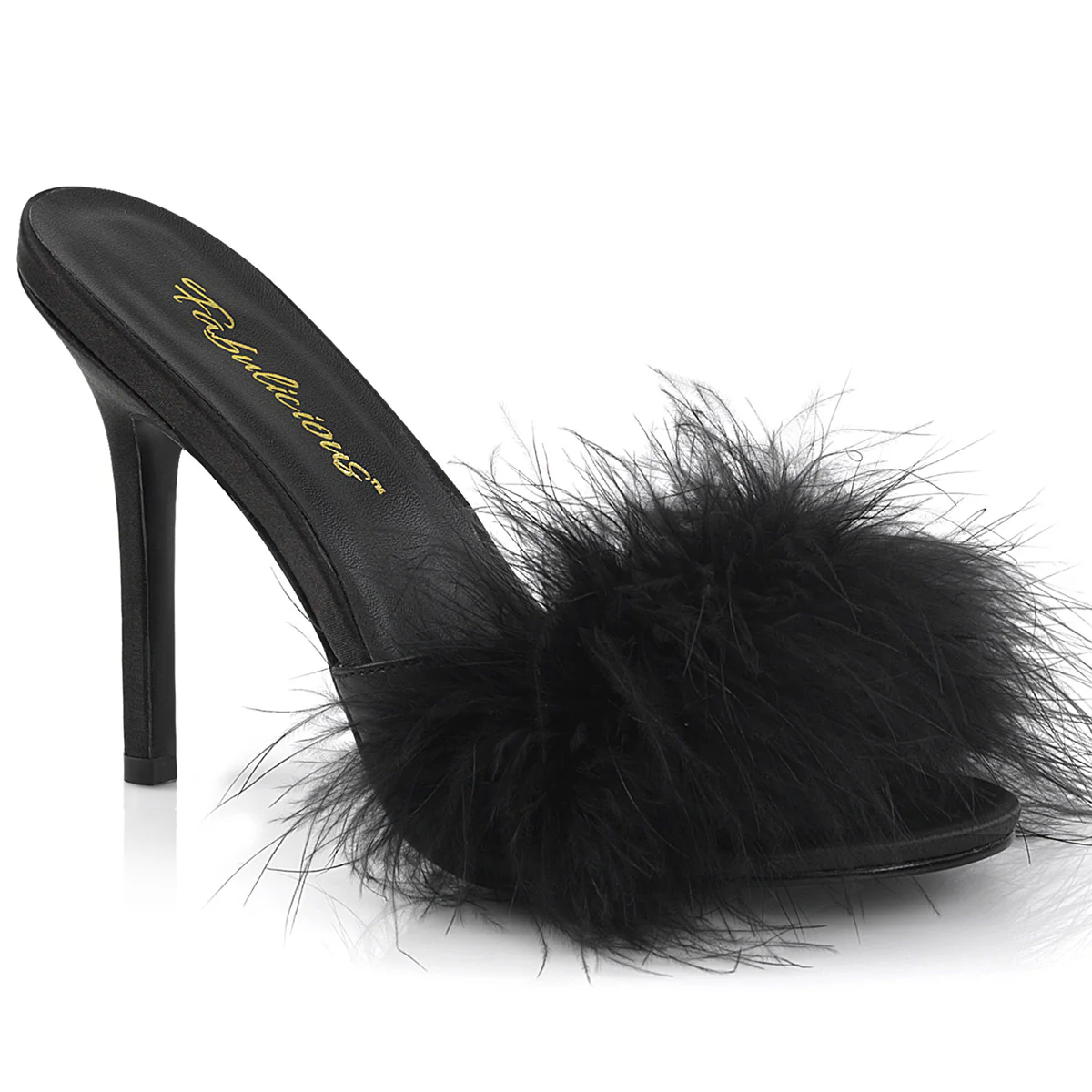 Black 4 Inch Sexy Shoes - Fabulicious CLASSIQUE-01F - Image 6