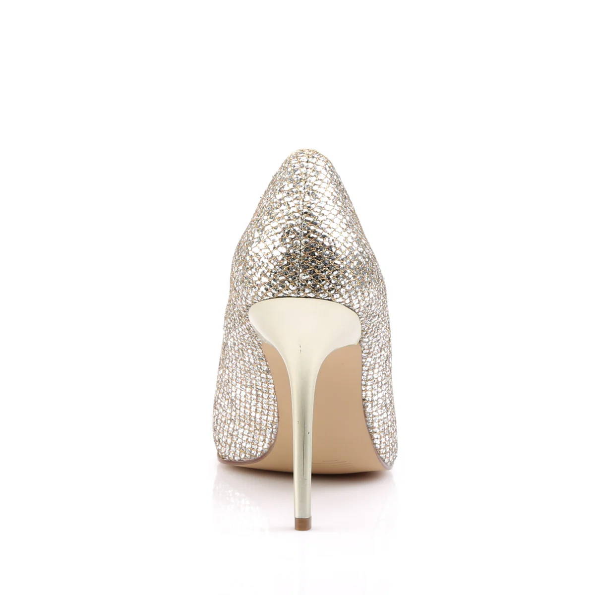 Gold Glitter 4 Inch Erotic High Heels -  Pleaser CLASSIQUE-20 - Image 4