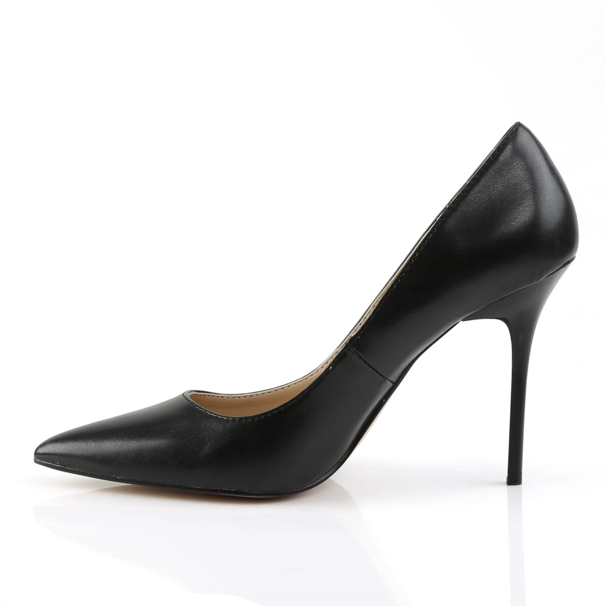 Black 4 Inch Sexy Bedroom Heels - Pleaser CLASSIQUE-20 - Image 3