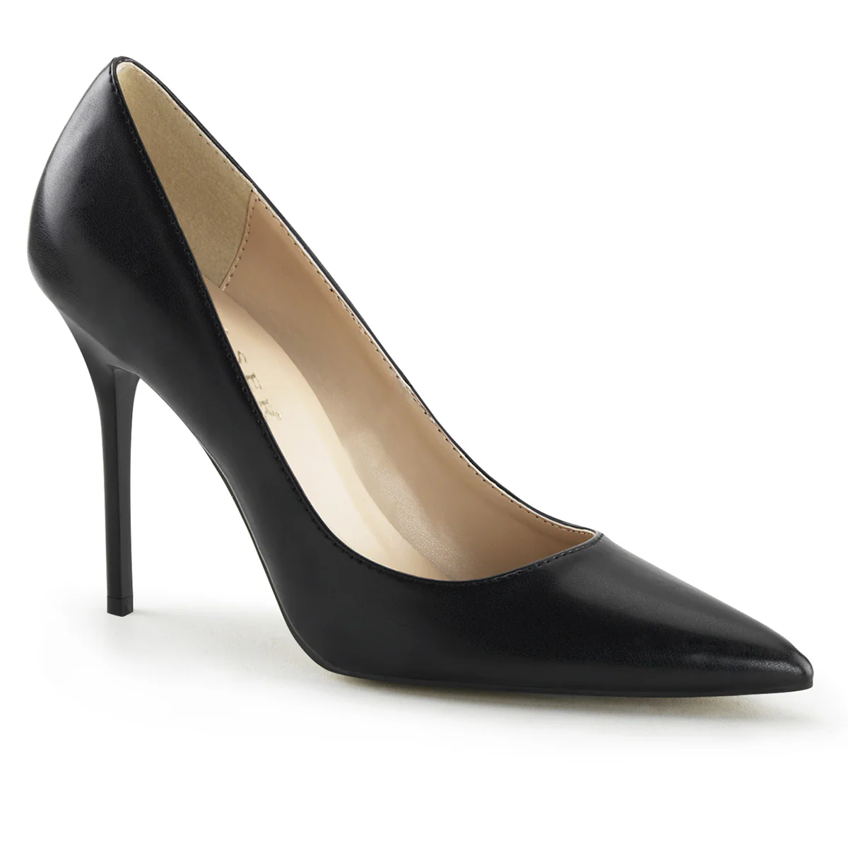 Black 4 Inch Sexy Bedroom Heels - Pleaser CLASSIQUE-20 - Image 6