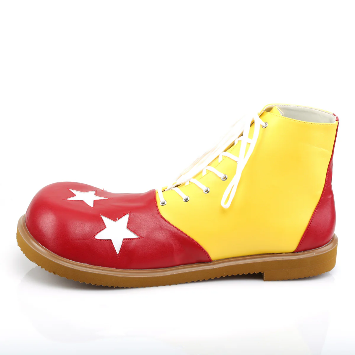 CLOWN-02 Funtasma Yellow-Red Pu Shoes - Image 3