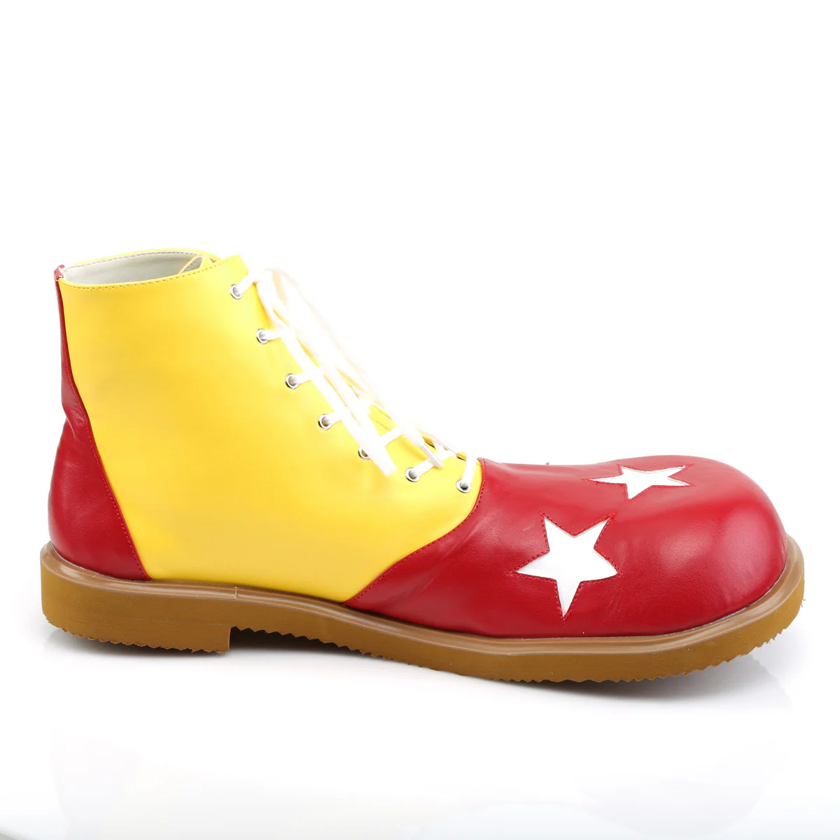 CLOWN-02 Funtasma Yellow-Red Pu Shoes - Image 5